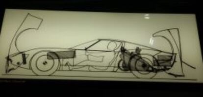 Bosquejo del Miura de 1965.