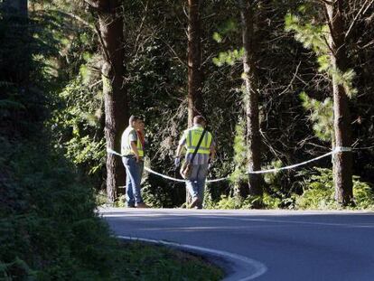 La Guardia Civil vigila la zona donde fue hallado el cad&aacute;ver 