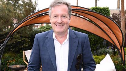 Piers Morgan, en la exposición floral de los jardines de Chelsea, en Londres, el 20 de mayo.