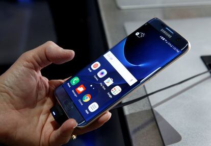 Un teléfono móvil de última generación.