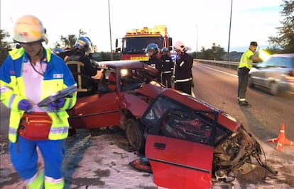 Accidente mortal en la mañana del pasado 15 de septiembre en Aranjuez.