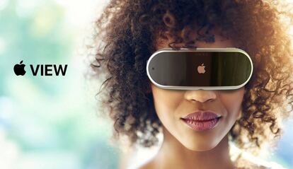 Concepto de las Apple Glass