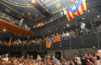 Un aspecto de la Sala Barts donde se ha celebrado el acto de constitución del partido.