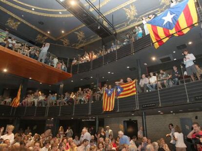 Un aspecto de la Sala Barts donde se ha celebrado el acto de constitución del partido.