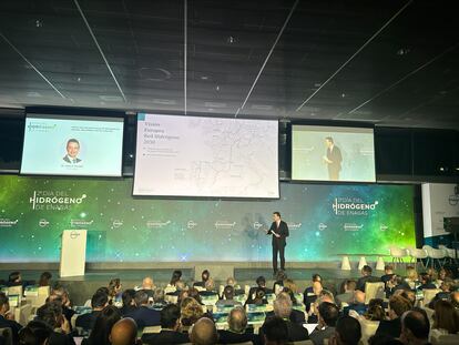El consejero delegado de Enagás, Arturo Gonzalo, este miércoles en Madrid.