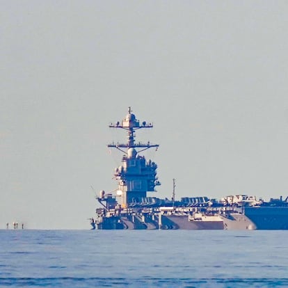 El portaaviones estadounidense Gerald Ford