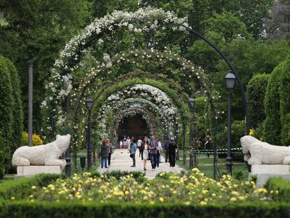 Jardines de Cecilio Rodríguez, en el parque del Retiro de Madrid.