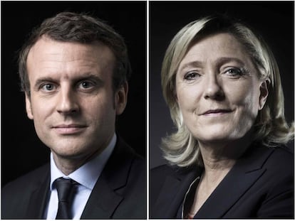 Macron i Le Pen candidats a l'Elisi.