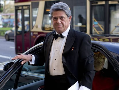 Federico Trillo, abans d'una gala a Londres.