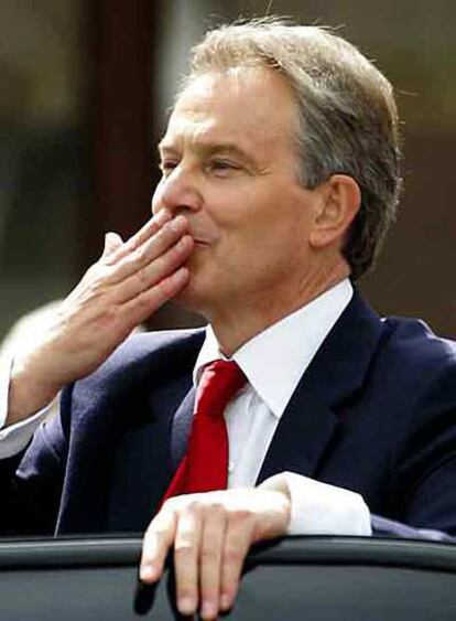 El ex primer ministro británico, Tony Blair, ayer en Trindom.