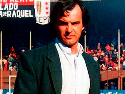 Marcelo Bielsa en sus primeros partidos como entrenador del equipo Newell’s Old Boys de Argentina.