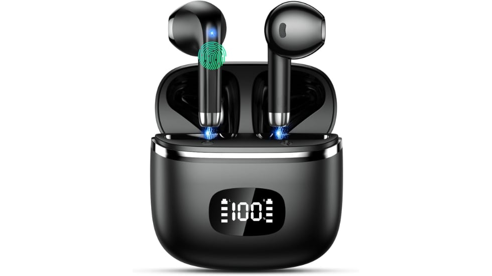 Estos auriculares inalámbricos incorporan potentes altavoces.