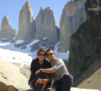 Oriol Albella en el Parque Natural de Las Torres del Paine (Chile)