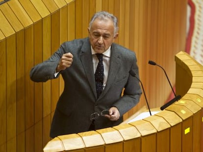 José Luis Méndez Romeu, durante el debate sobre el estado de la autonomía