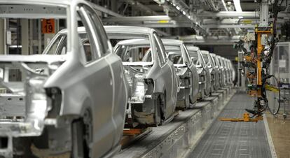 Planta de Volkswagen en Landaben (Navarra).
