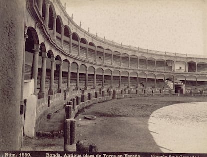 Plaza de toros de Ronda en 1901.