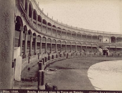 Plaza de toros de Ronda en 1901.