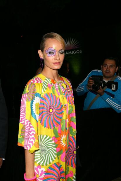 La modelo y actriz Amber Valletta.