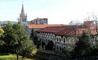 Vista actual del colegio salesiano de Deusto (Bilbao).