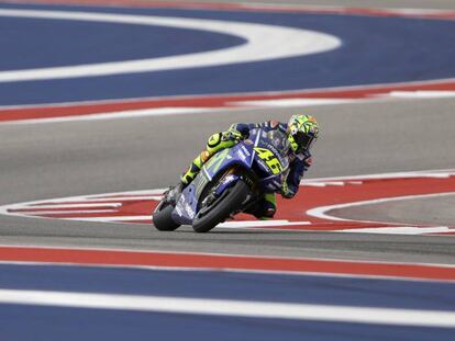 Valentino Rossi, en el Circuito de las Américas.