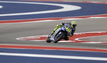 Valentino Rossi, en el Circuito de las Américas.