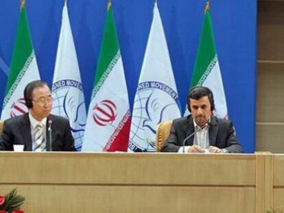 Ban, Ahmadineyad y Morsi este jueves en la Cumbre de los No Alineados.