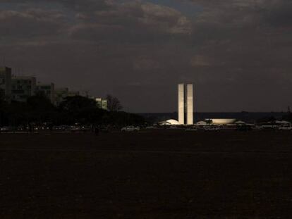 O Congresso Nacional, em Brasília.