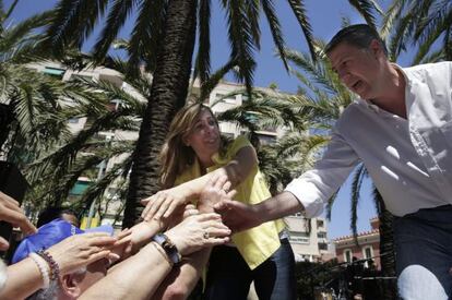 Albiol i S&aacute;nchez Camacho aquest diumenge a Badalona.