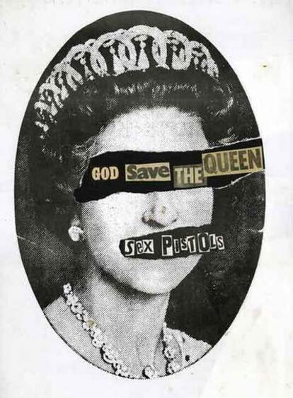 <i>God save the Queen,</i> de  Jamie Reid.