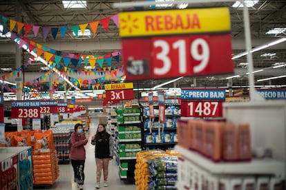 Un supermercado en Buenos Aires, el pasado lunes 18 de octubre.