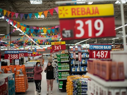 Un supermercado en Buenos Aires, el pasado lunes 18 de octubre.