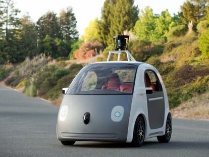 Prototipo de coche aut&oacute;nomo de Google.