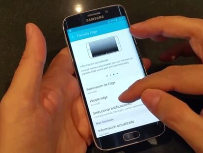 Video de unboxing y toma de contacto con el Samsung Galaxy S6 Edge