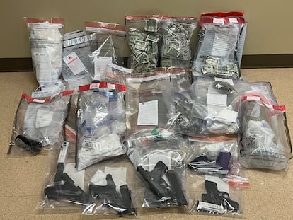 Artículos incautados por la DEA, en agosto.