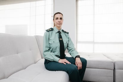 La teniente coronel Silvia Gil, el martes en Bogotá.