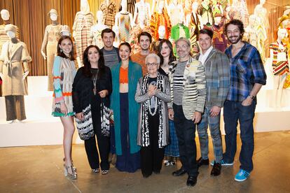 El clan Missoni al completo, en una imagen del pasado mes de mayo.