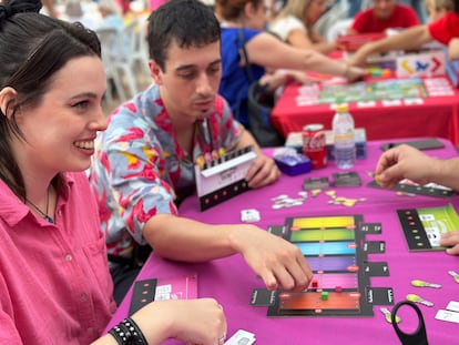 Una partida de un juego de mesa, en una imagen facilitada por la editiorial Tranjis Games.