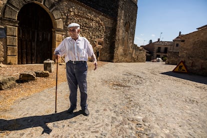 Mariano de las Heras, de 95 años, vecino de Pedraza.