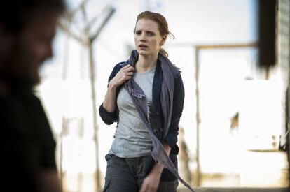 Jessica Chastain, como la agente de la CIA protagonista de 'La noche más oscura'