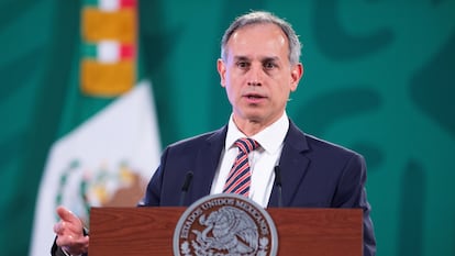 El subsecretario de prevención y promoción de la Salud, Hugo López-Gatell, el pasado 23 de marzo.
