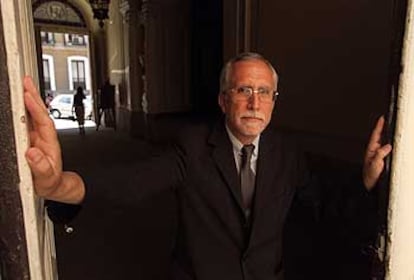 El escritor Luis Mateo Díez (León, 1942), fotografiado en Madrid.