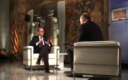 Entrevista amb Quim Torra a TV3.