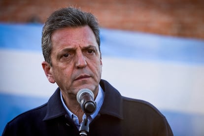 Sergio Massa ministro de Economía y candidato del peronismo,