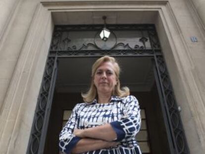 La fiscal Gracia Rodríguez en el Palacio de Justicia de Jaén.