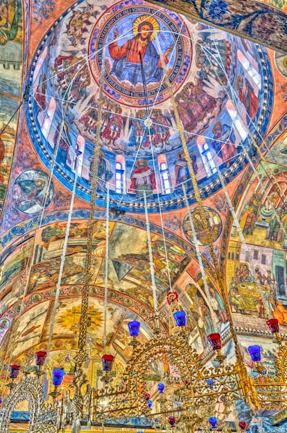 Los detalles decorativos de Bachkovo, el segundo monasterio ortodoxo más importante de Bulgaria cuyos orígenes datan del año 1083.
