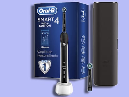 Describimos el cepillo eléctrico Oral-B Smart 4, con funda de viaje y función Bluetooth, ahora rebajado un 46% en Amazon.