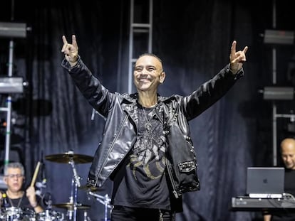 Xavo Drago, durante un concierto.