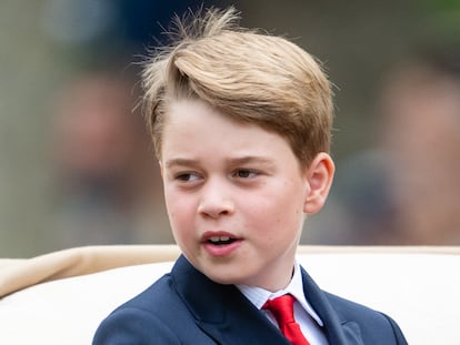 El príncipe Jorge en la celebración de 'Trooping the Colour', el 17 de junio de 2023 en Londres.