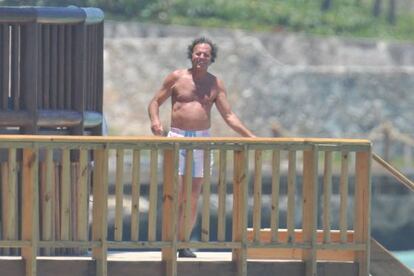 Julio Iglesias, durante unas vacaciones.