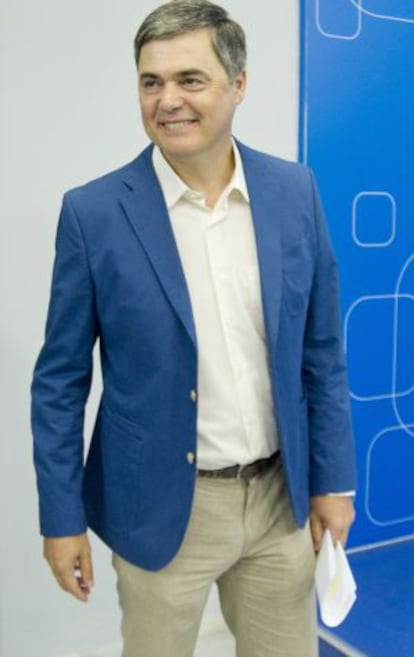 Carlos Rojas, portavoz del PP en el Parlamento andaluz, en Sevilla.